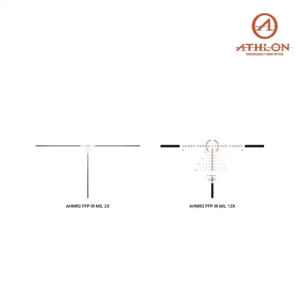 Athlon Optics Helos BTR GEN 2 2-12x42 Rifle Scope AHMR2 FFP IR MIL Reticle - 214105 Rifle Scope Athlon Optics 