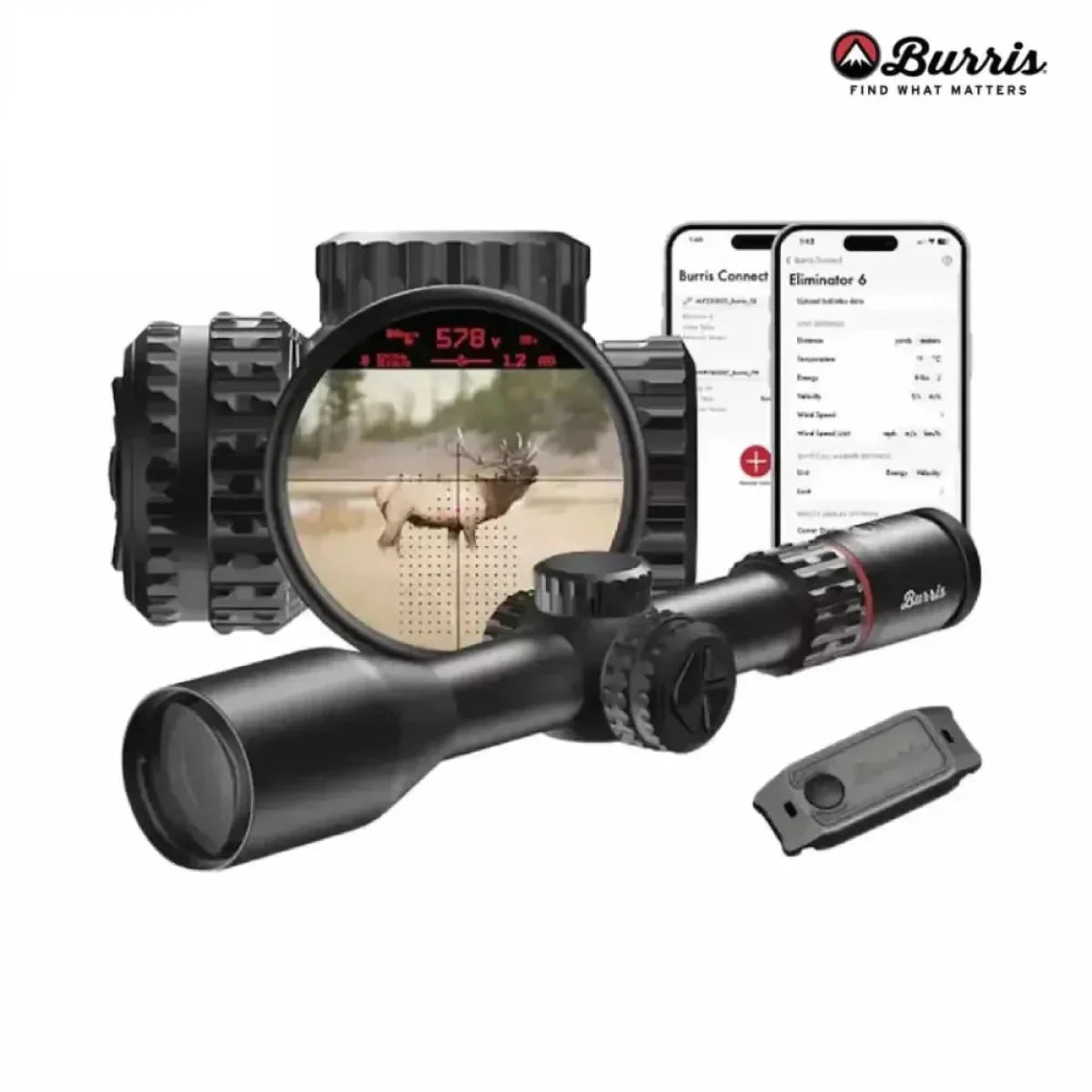 Burris Eliminator 6 Laser Rangefinding Rifle Scope 4-20x52mm X177 Reticle - 200177 Rifle Scope Burris 