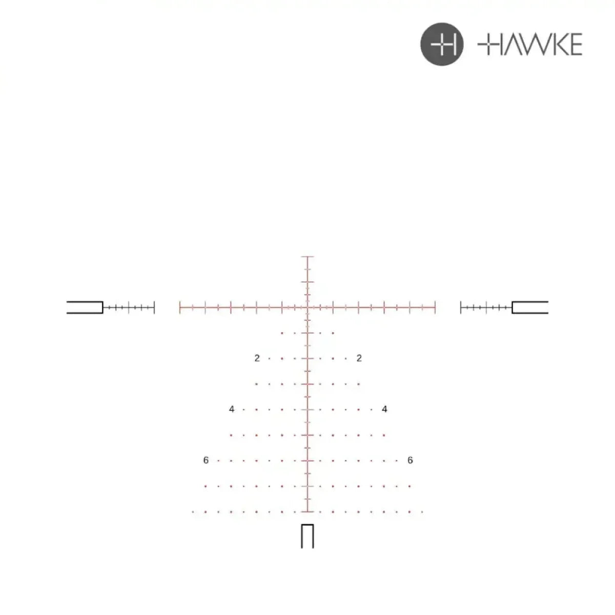 Hawke FRONTIER 30 SF 2.5-15x50mm Rifle Scope Illum. Mil Pro Reticle - 18421 Rifle Scope Hawke Sport Optics 