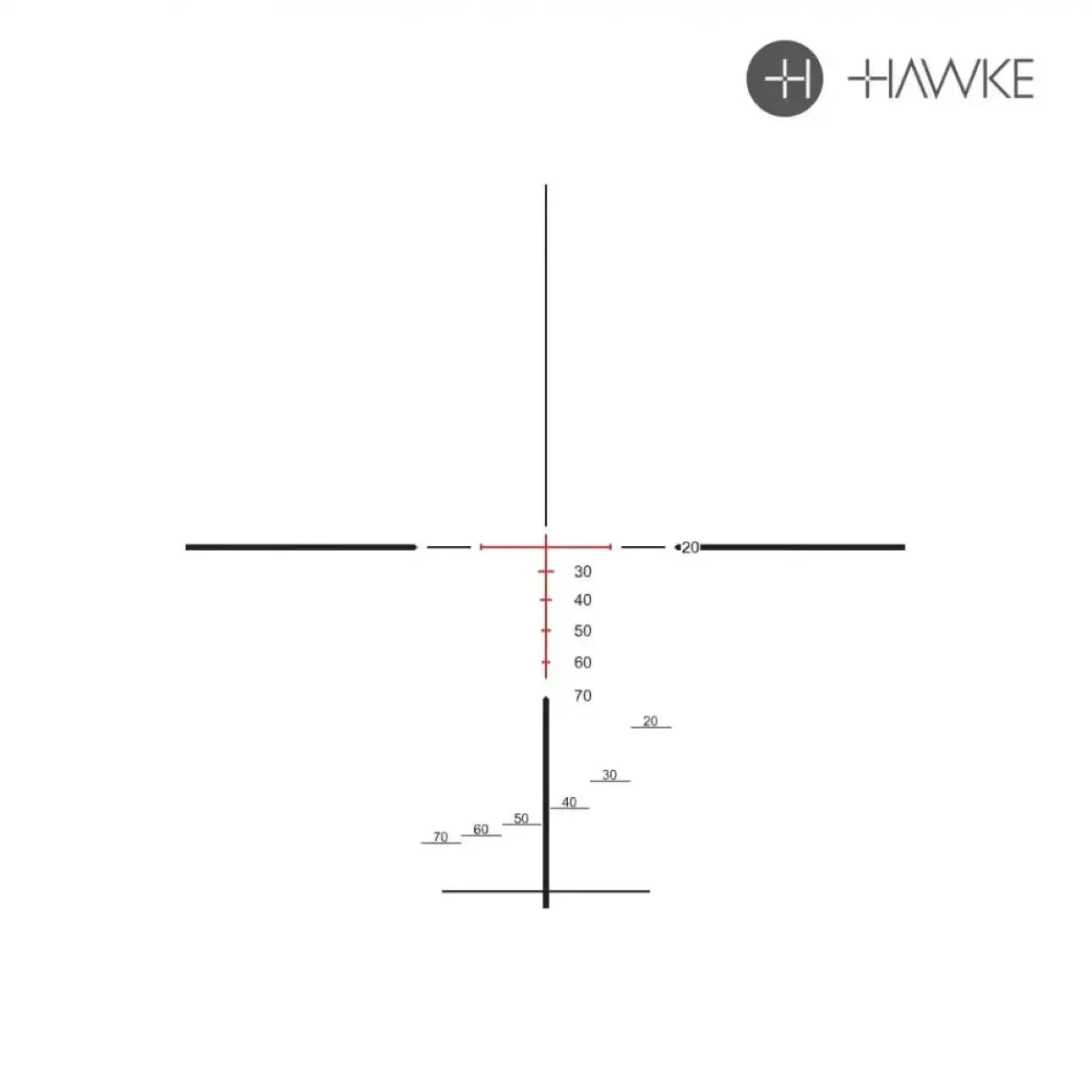 Hawke XB 3x32mm Crossbow Scope SR Reticle 12211 Crossbow Scope Hawke Sport Optics 