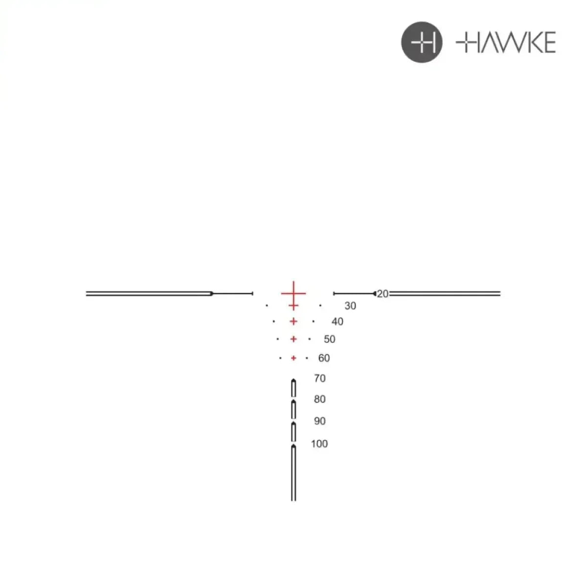 Hawke XB1 1.5-5x32mm Crossbow Scope SR Reticle 12221 Crossbow Scope Hawke Sport Optics 