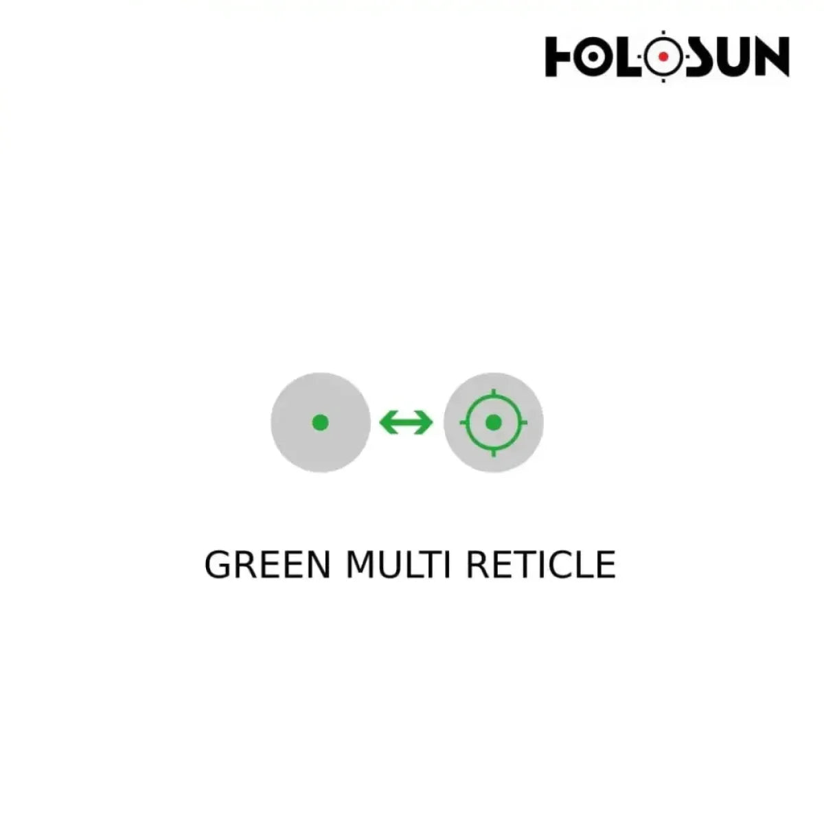 Holosun ELITE HE515C-M-GR Green Dot Sight Multi Reticle Green Dot Sight Holosun Technologies 