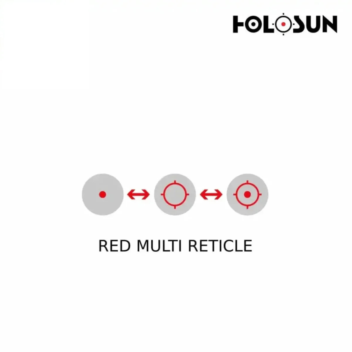 Holosun HE508T-RD-X2 Reflex Red Dot Sight Multi Reticle Red Dot Sight Holosun Technologies 