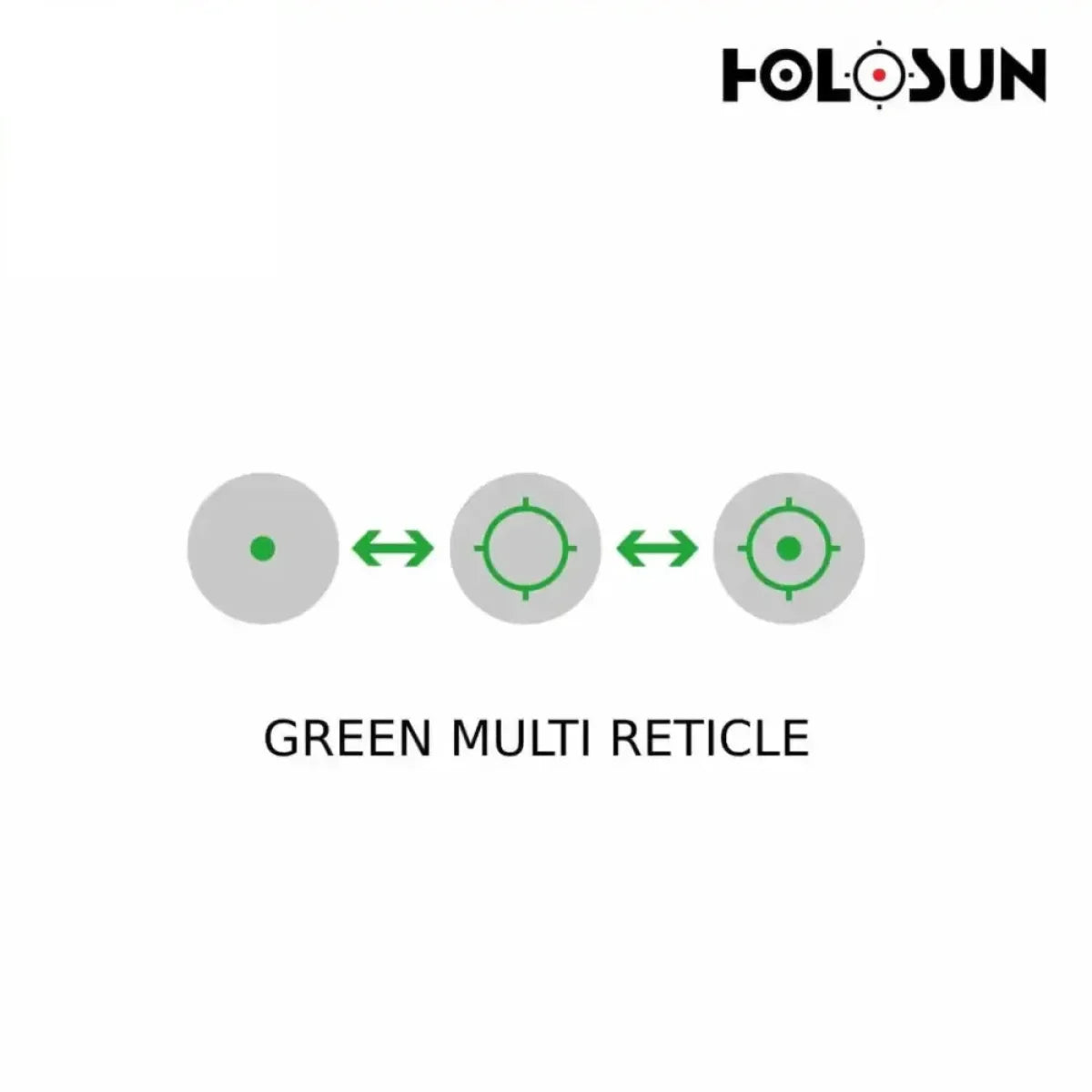 Holosun HE510C-GR-FDE Elite Reflex Green Dot Sight Multi Reticle FDE Green Dot Sight Holosun Technologies 