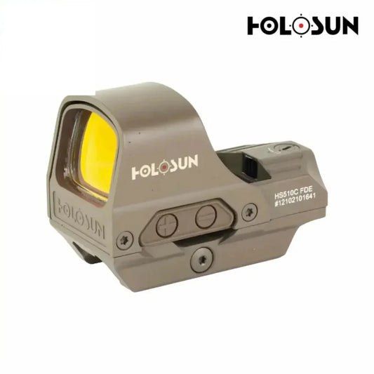 Holosun HS510C-FDE Elite Reflex Red Dot Sight Multi Reticle FDE Red Dot Sight Holosun Technologies 