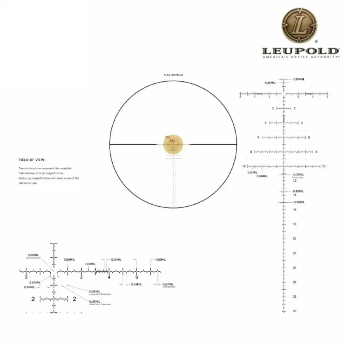 Leupold MARK 4HD 4.5-18x52 Rifle Scope M5C3 Side Focus FFP PR2-Mil Reticle - 183626 Rifle Scope Leupold 