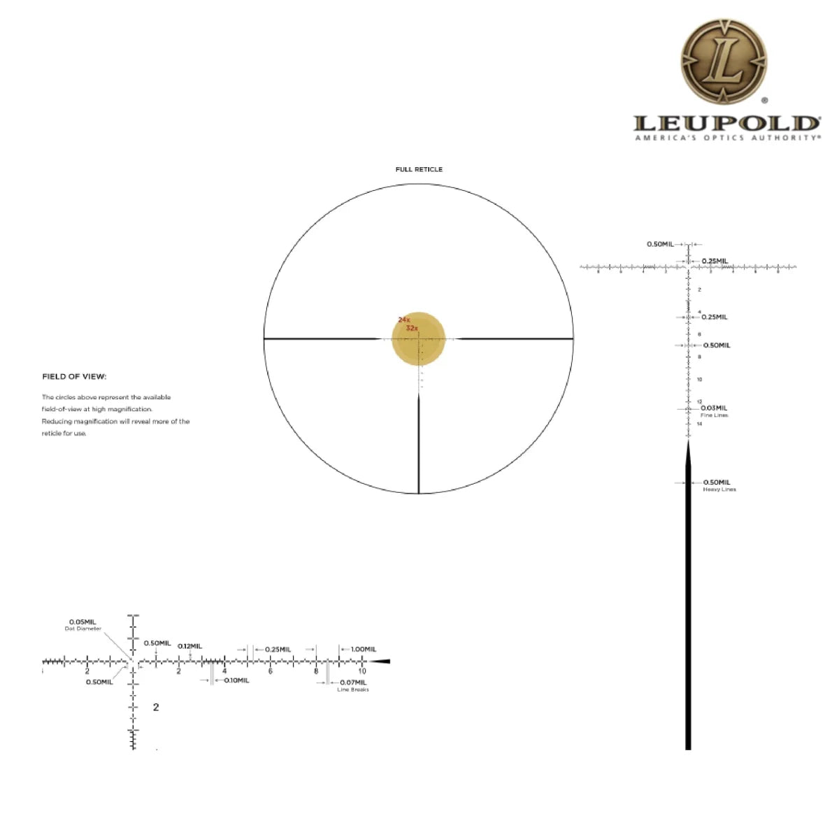 Leupold Mark 4HD 6-24x52 Rifle Scope M5C3 Side Focus FFP PR3-MIL Reticle - 183824 Rifle Scope Leupold 