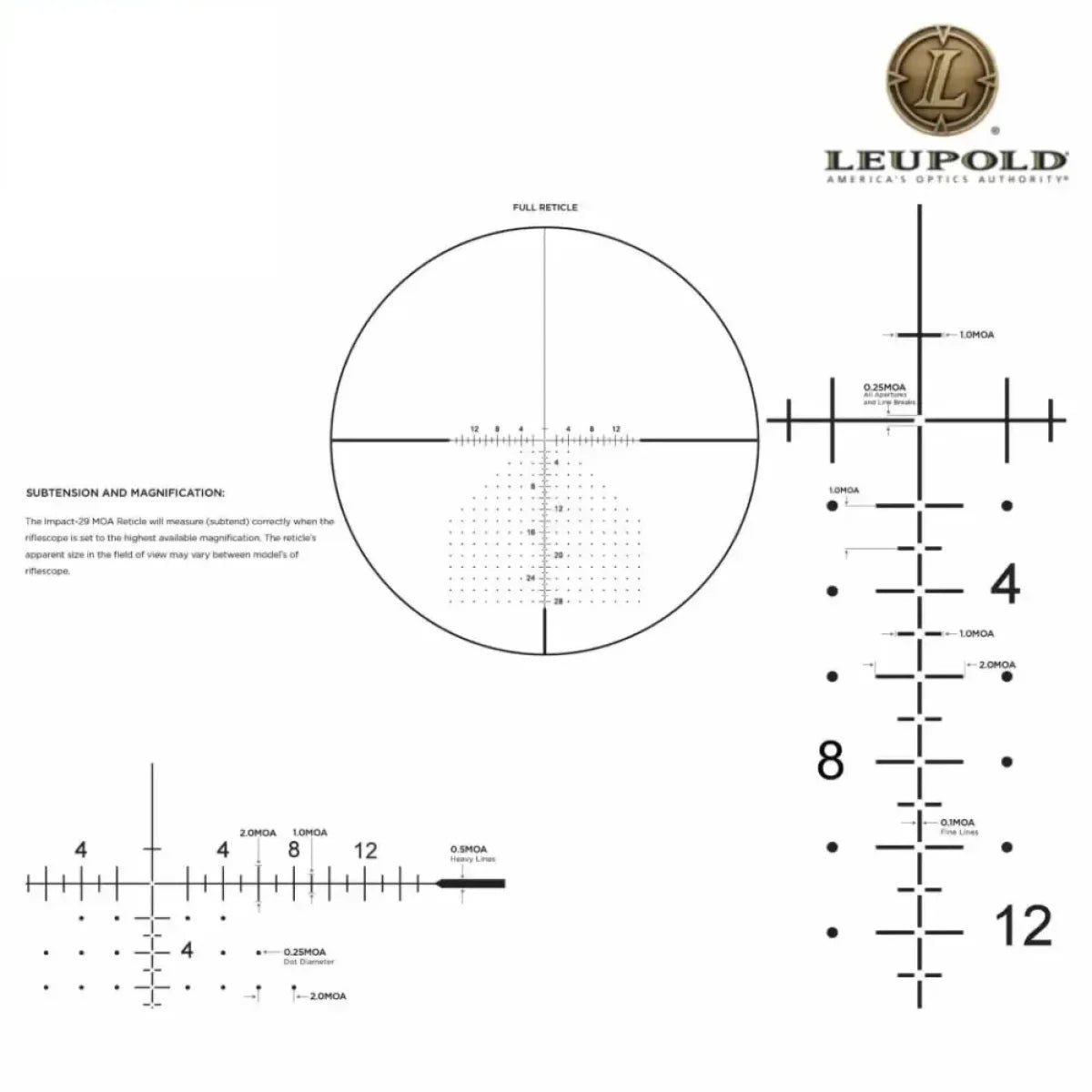 Leupold VX-5HD 3-15x44 CDS-ZL2 Rifle Scope Impact-29 MOA Reticle - 171716 Rifle Scope Leupold 