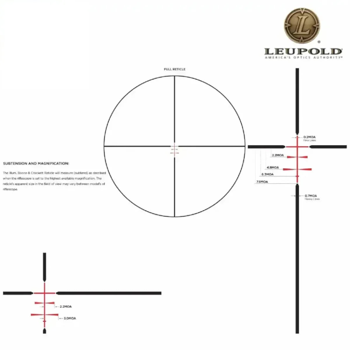 Leupold VX-6HD 3-18x50 CDS-ZL2 Rifle Scope Illum. Boone & Crockett Reticle - 171573 Rifle Scope Leupold 