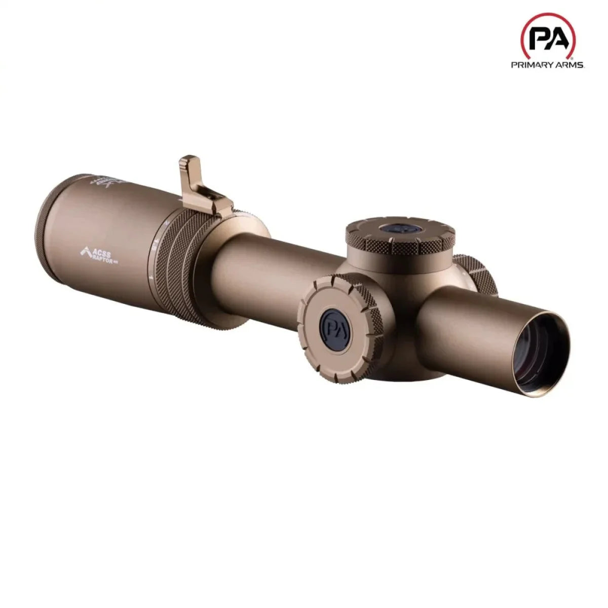 Primary Arms Compact PLxC 1-8x24 FFP Rifle Scope ACSS Griffin MIL M8 Reticle FDE - MPN: 610200 LPVO Rifle Scope Primary Arms 