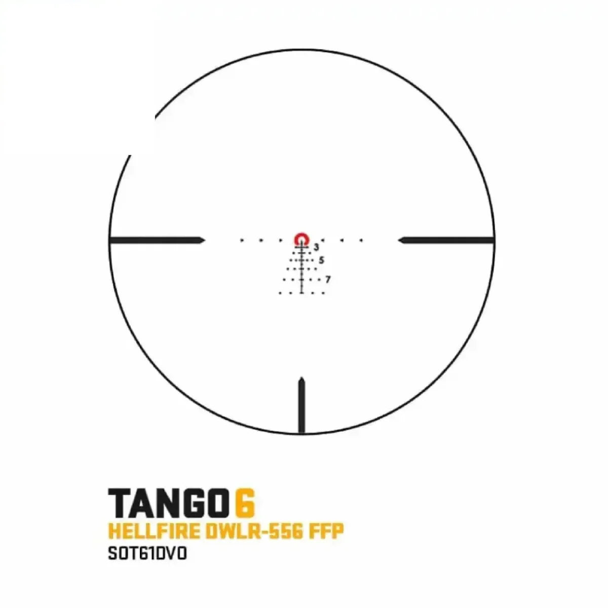 SIG Sauer TANGO6T 1-6x24 DVO Rifle Scope Hellfire DWLR-556 Reticle - SOT61DVO LPVO Rifle Scope SIG Sauer 