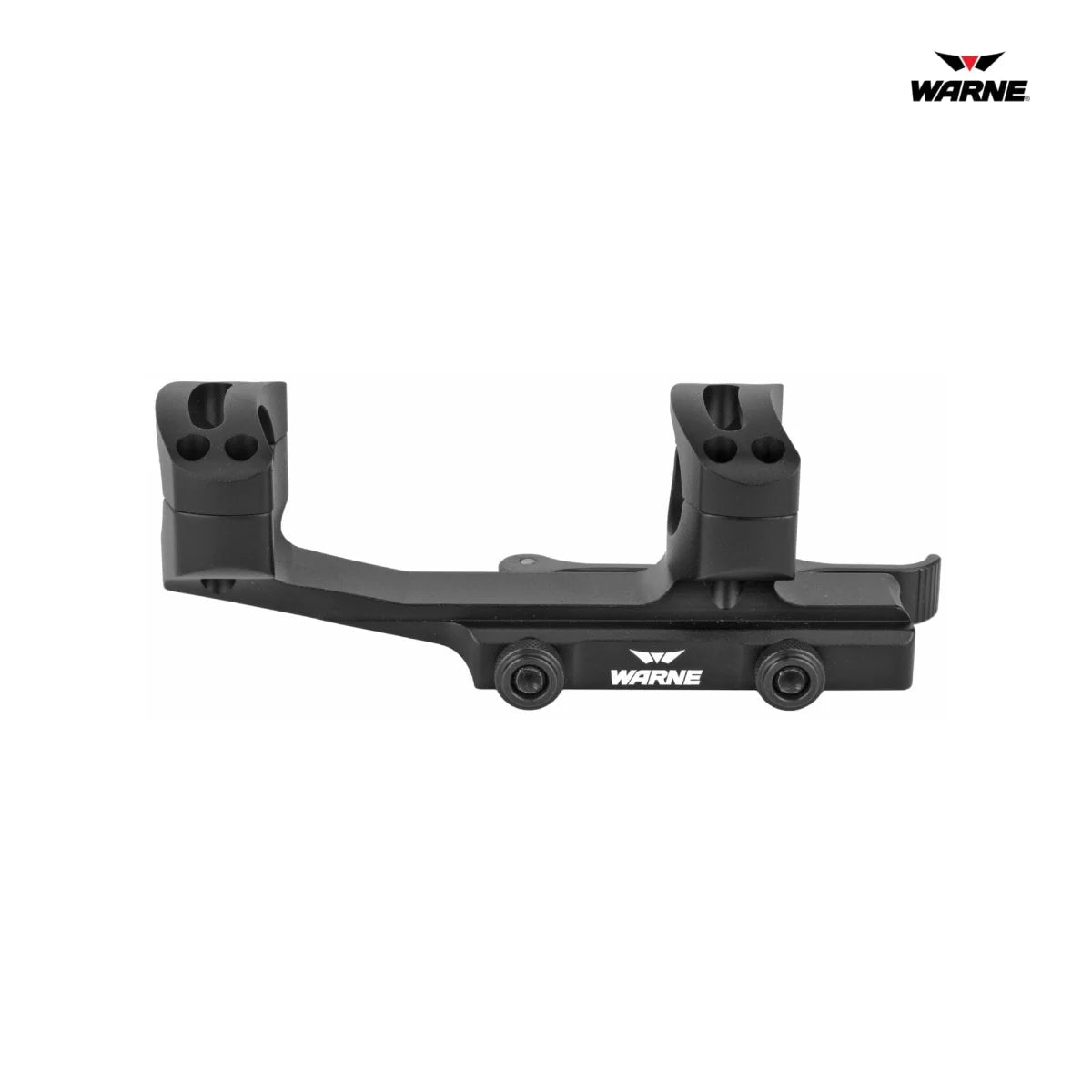 Warne QD Cantilever Mount 1 Inch Fits AR Rifles Extended Skeletonized - QDXSKEL1TW Rifle Scope Mount Warne 